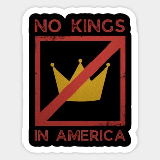 No-kings-in-america Sticker